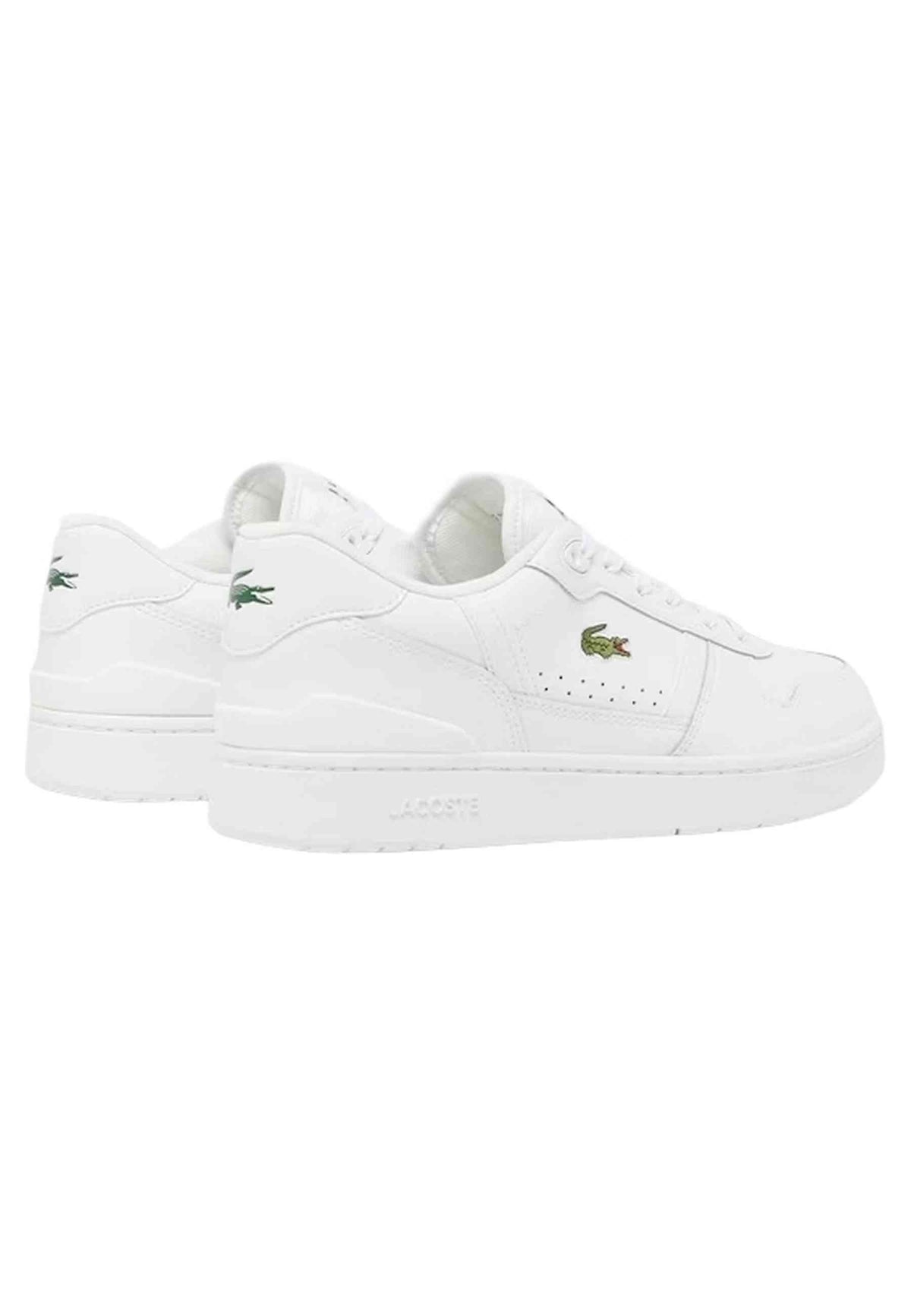 ZAPATILLAS LACOSTE BLANCAS T CLIP SET LEATHER SNEAKERS