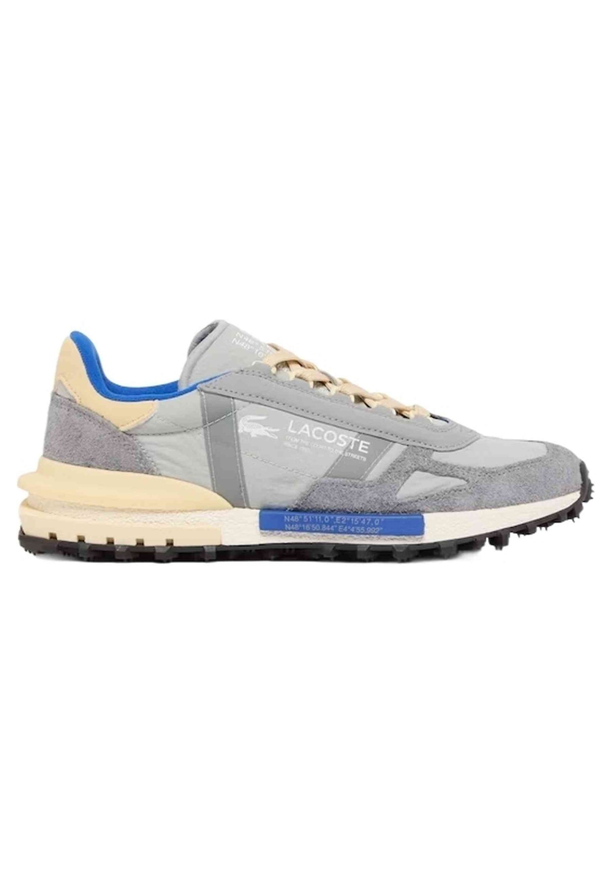 ZAPATILLAS LACOSTE GRISES ELITE ACTIVE SNEAKERS