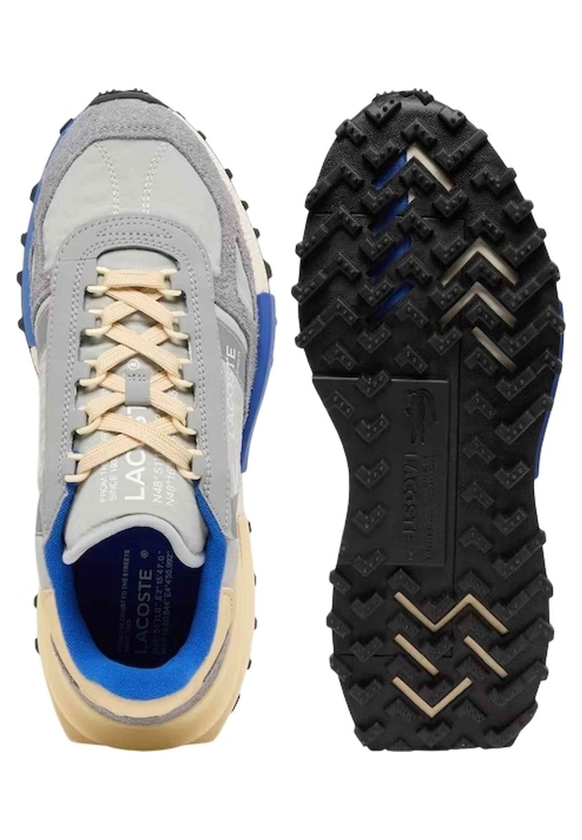 ZAPATILLAS LACOSTE GRISES ELITE ACTIVE SNEAKERS
