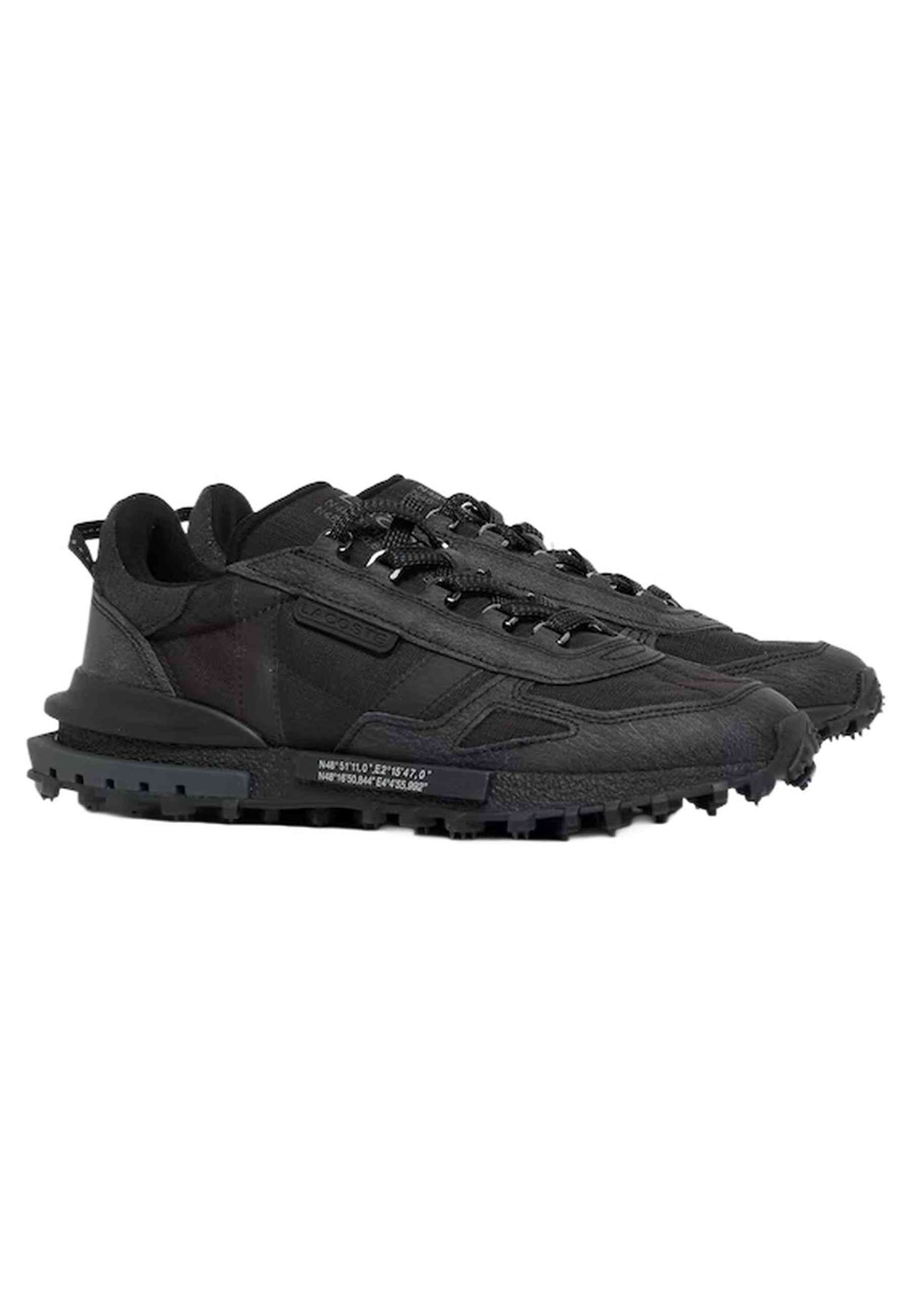ZAPATILLAS LACOSTE NEGRAS ELITE ACTIVE SNEAKERS