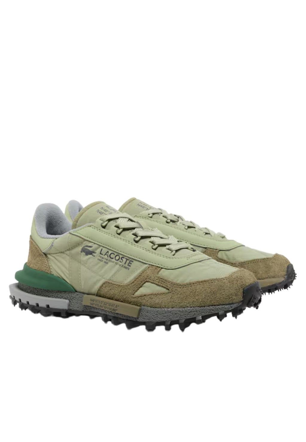 ZAPATILLAS LACOSTE VERDES ELITE ACTIVE MENS SNEAKERS - AREA ZERO